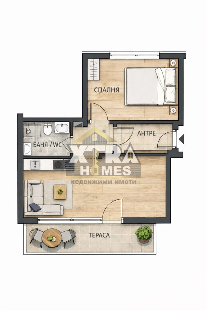 Отлична инвестиция | Апартамент с тераса | Гъвкаво плащане - 0
